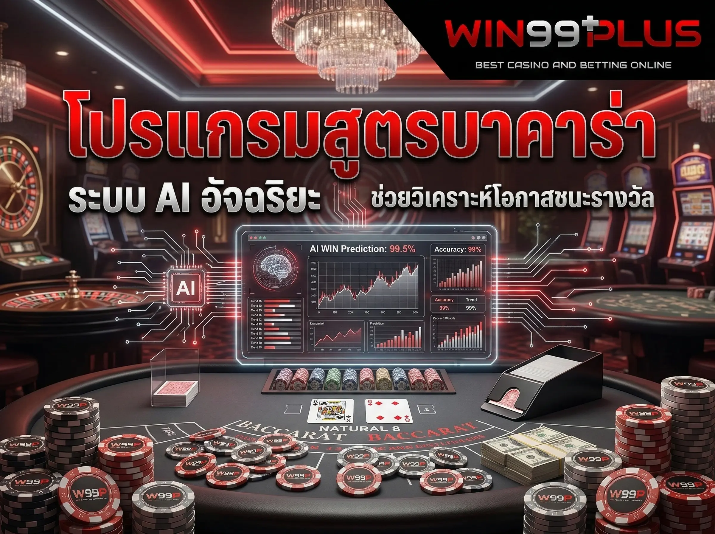 โปรแกรมสูตรบาคาร่า ระบบ AI อัจฉริยะที่ช่วยวิเคราะห์โอกาสชนะรางวัล