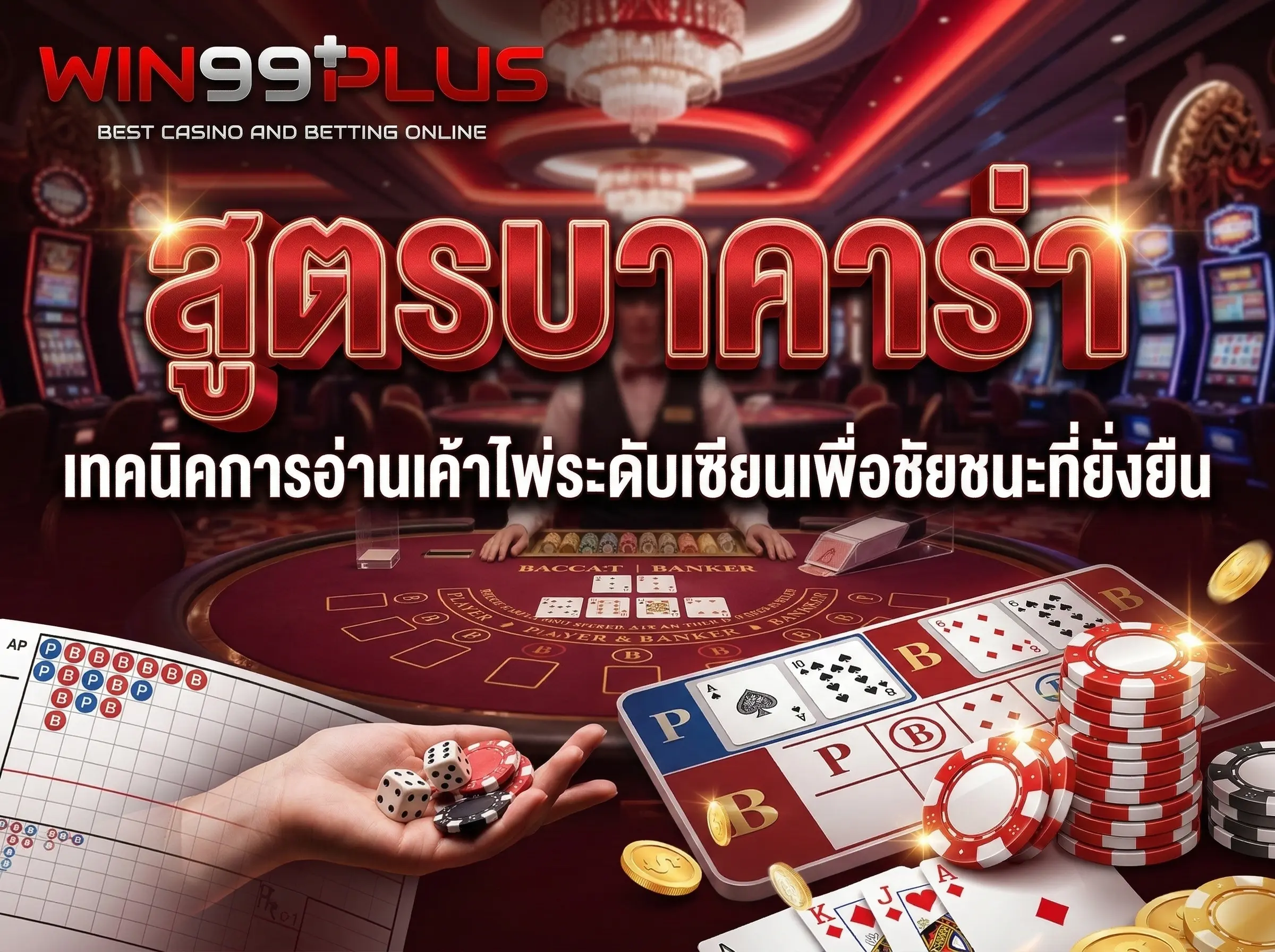 สูตรบาคาร่า เทคนิคการอ่านเค้าไพ่ระดับเซียนเพื่อชัยชนะที่ยั่งยืน